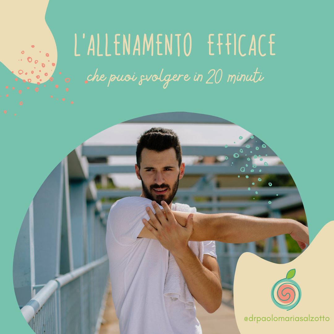 allenamento in 20 minuti efficace brucia calorie